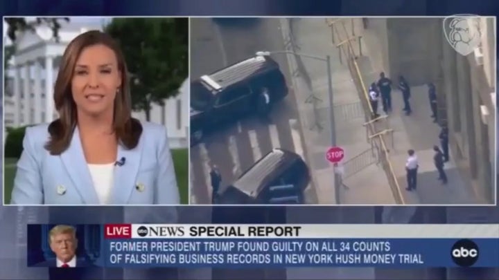 Biden campaign erupted into 'cheers' after Trump guilty verdict was announced: ABC correspondent