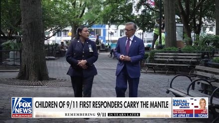 9/11 hero’s daughter follows in father’s footsteps 25 years later