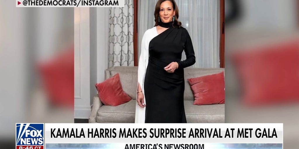Kamala Harris called out for Met Gala 'word salad' connecting art, politics