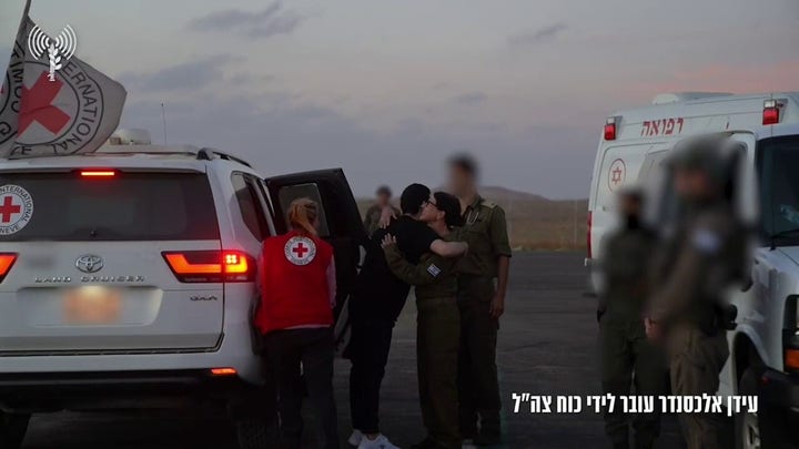 American Edan Alexander handed over to Red Cross after release from Hamas captivity