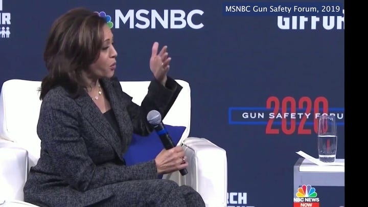 Vice President Harris said she supported a "mandatory gun buyback program."