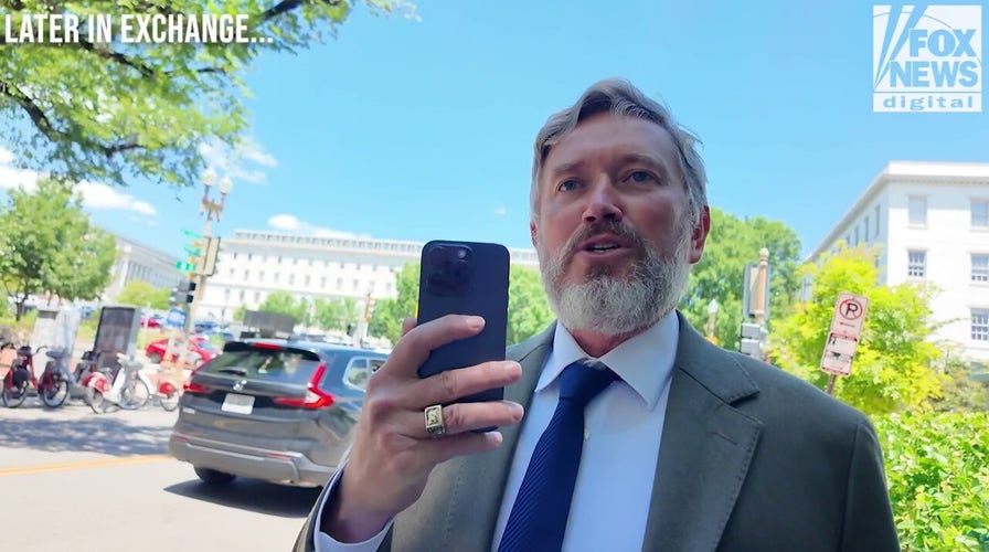 SEE IT: Massie erupts when pressed on ex's allegations, turns camera on Fox reporter