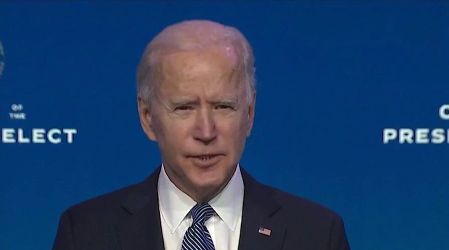 Capitol rioting: Biden condemns 'mob of thugs' that stormed Congress