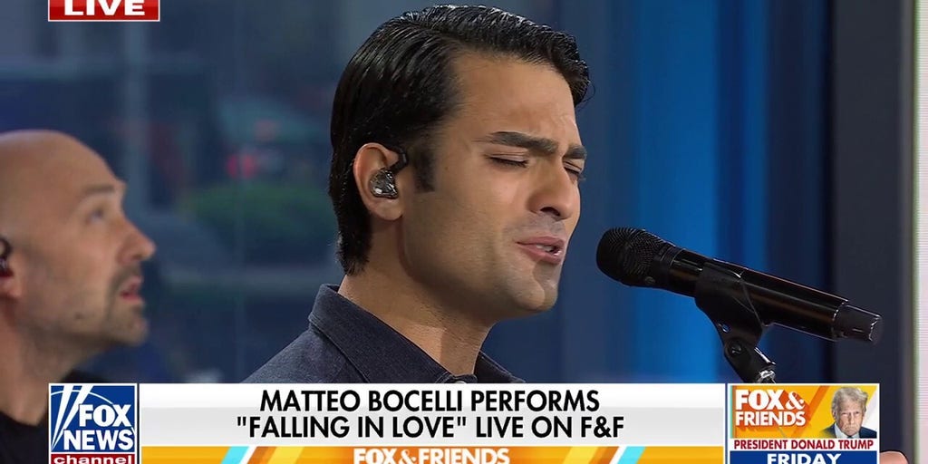 Matteo Bocelli performs 'Falling in Love' on 'Fox & Friends'