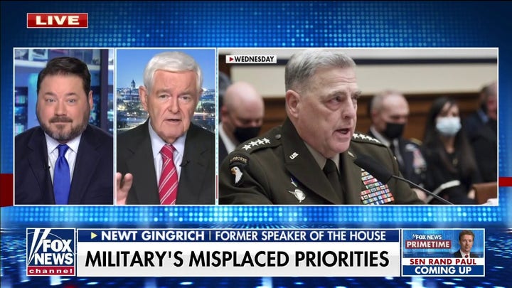 Milley should be praised for revealing elites' socialist bent: Gingrich