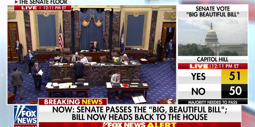 Senate passes Trump's 'big, beautiful bill' after overnight vote-a-rama