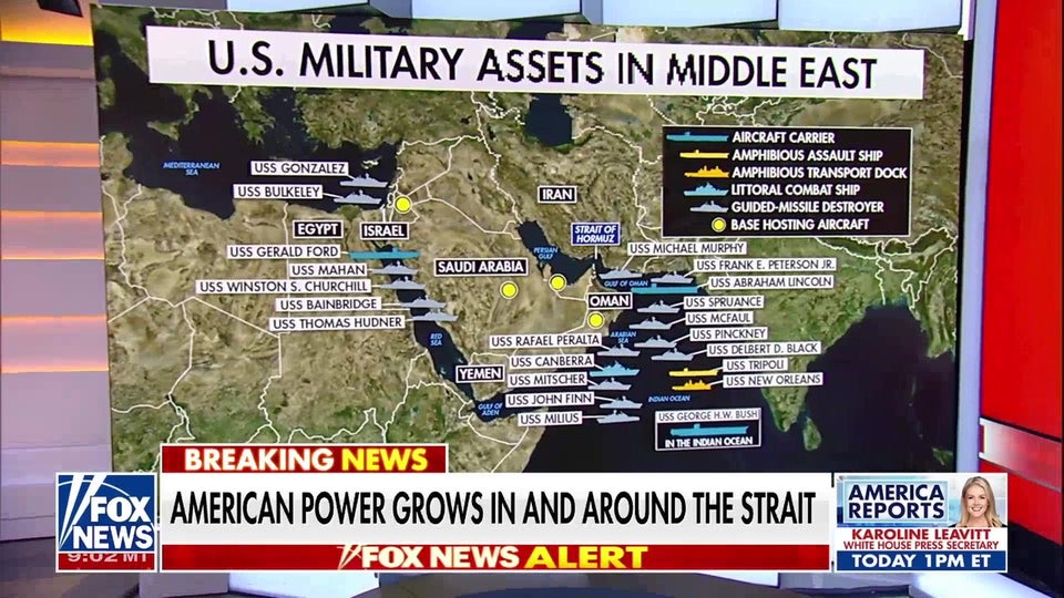 Pete Hegseth: US blockade on Iran 'going global' with three aircraft carriers in Middle East