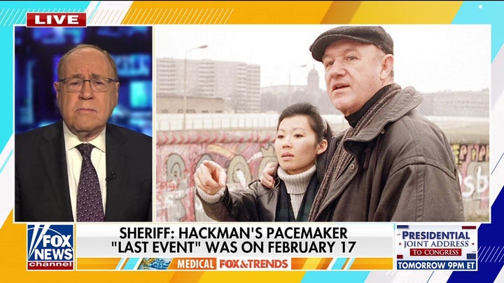Investigators rule out carbon monoxide in deaths of Gene Hackman, wife