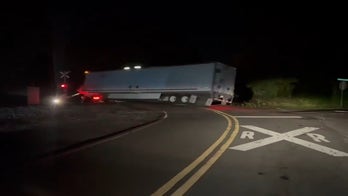 Train in Georgia slams into semi-truck