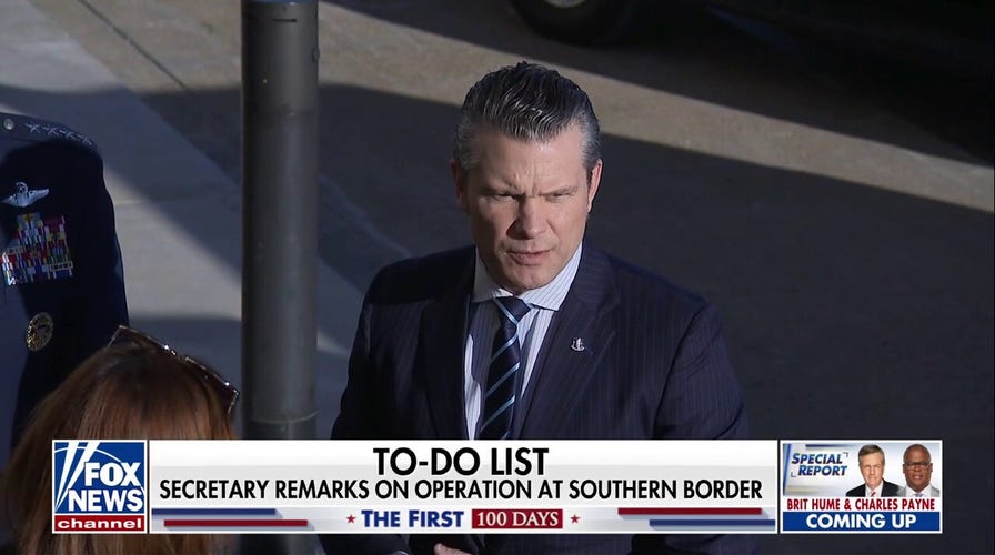 Pete Hegseth begins Defense Department position