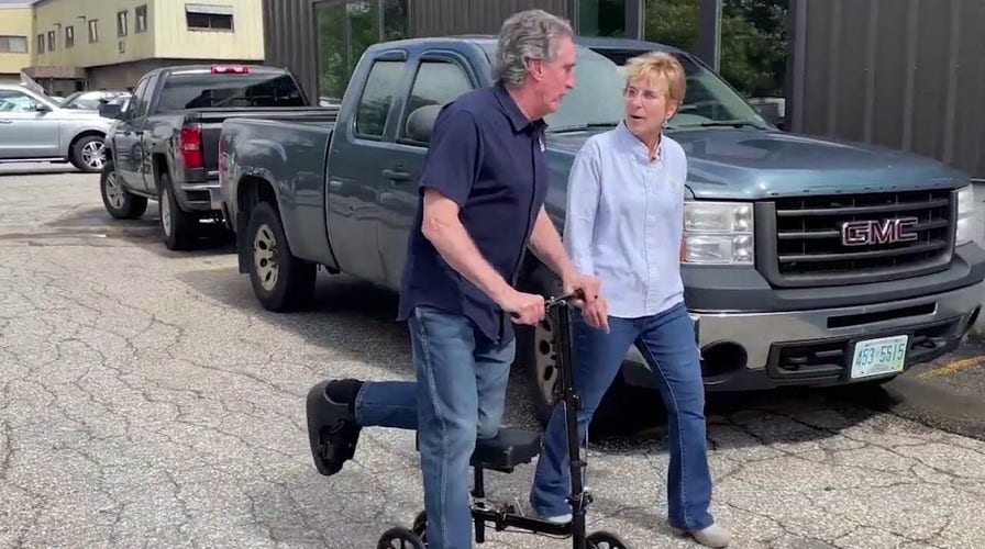 'Cowboy up': Dark horse GOP candidate Doug Burgum doesn’t let leg injury derail him on campaign trail
