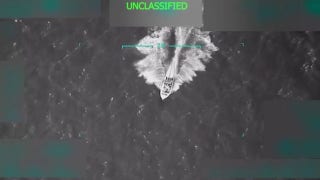Trump shares footage of military strike against suspected Tren de Aragua drug boat