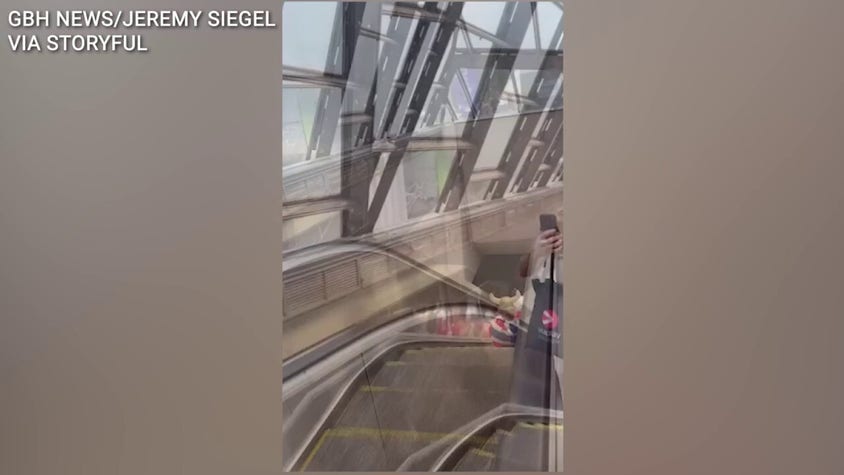 Norway fans unleash wild Viking frenzy on Boston escalator before World Cup match