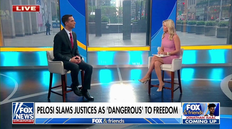 Sen. Tom Cotton reacts to far-left fallout over SCOTUS leak, unveils upcoming book 'Only the Strong'