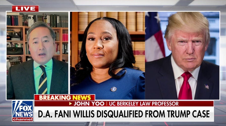 Trump Celebrates Disqualification of Corrupt Fani Willis Declares Case is Completely Dead