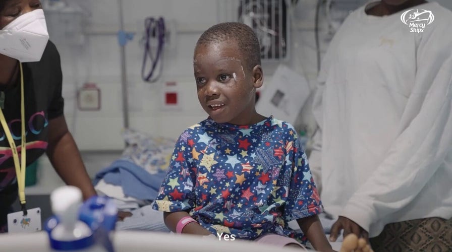 Free eye surgery saves 7-year-old boy's vision