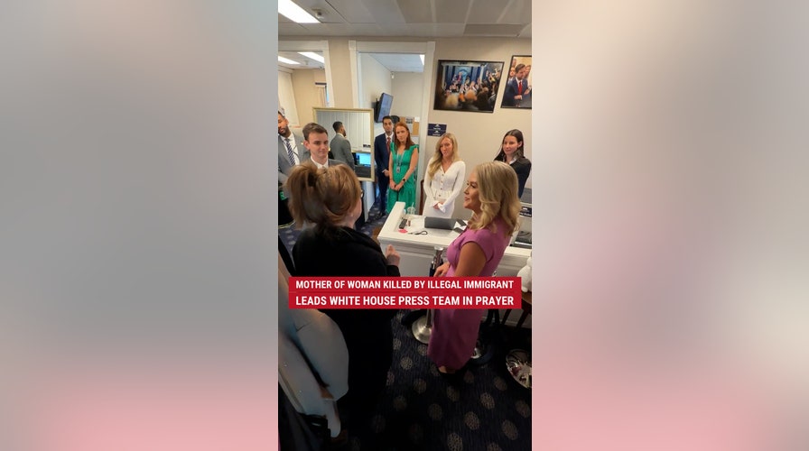 Mother of woman killed by illegal immigrant leads White House press team in prayer 