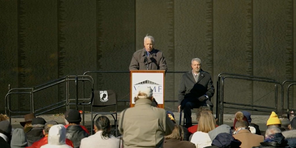 WATCH LIVE: Veterans Day ceremony at the Vietnam Memorial in DC