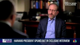 Harvard President tells NBC News he has 'no choice' but to fight Trump administration