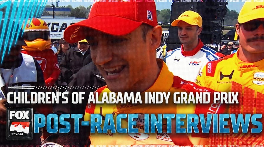  Alex Palou, Christian Lundgaard & much  aft  Children’s of Alabama Grand Prix