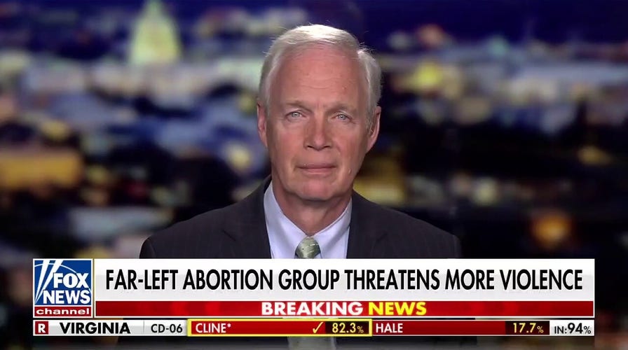 Sen. Johnson: It's 'outrageous' the Biden administration won't condemn Supreme Court intimidation