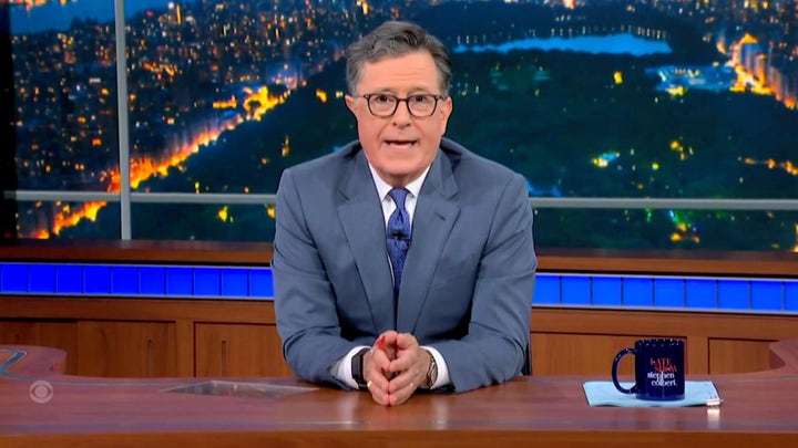 Stephen Colbert tells audience that 'Late Show' has been canceled