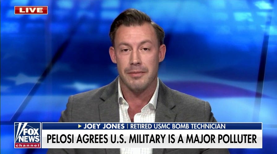Joey Jones responds to Nancy Pelosi calling US military a major polluter 