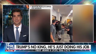 Alex Padilla is trying to act tough, says Jesse Watters