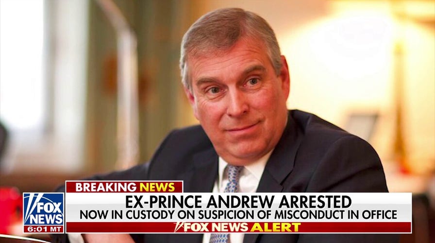 Ex-Prince Andrew arrested on suspicion of misconduct in office