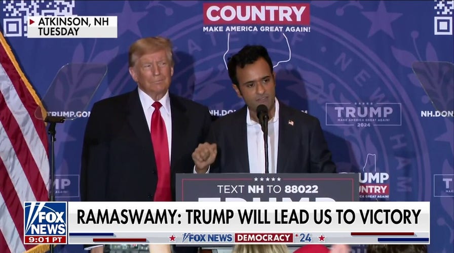 Ramaswamy endorses Trump, joins him in New Hampshire: 'We are in the middle of a war in this country'