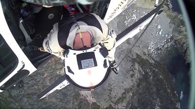 WATCH: CHP pulls climbers from 600-foot Big Sur beach cliff in jaw-dropping rescue