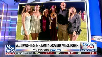 Florida mom makes history after all four daughters graduate at the top of their class