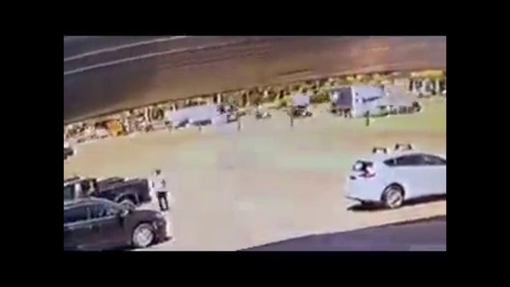 New Jersey police searching for white semi truck that bloodied woman was screaming inside