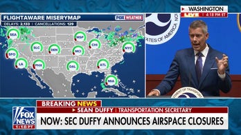 Transportation Secretary Sean Duffy gives an update on the Louisville crash and shutdown-induced airspace closures