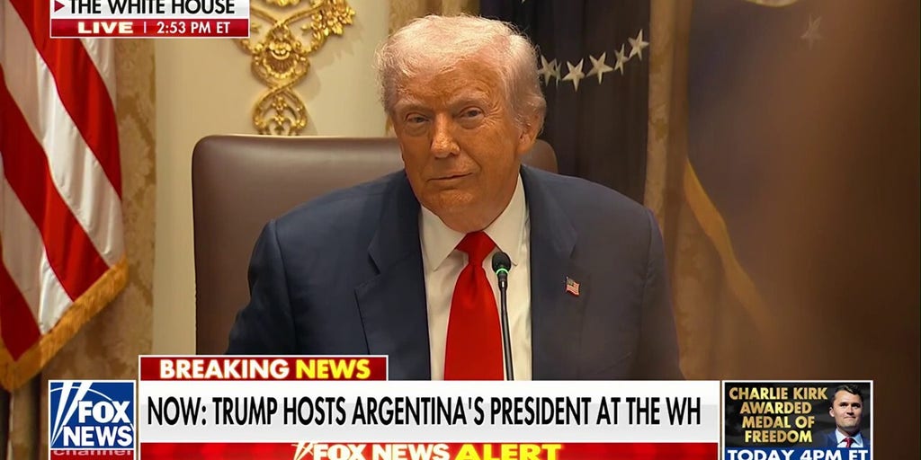 President Trump welcomes Argentina's president to the White House