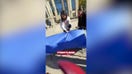 Student flips Turning Point USA table at the University of Iowa
