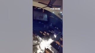 Arsonist sets OWN feet ON FIRE while torching new restaurant
