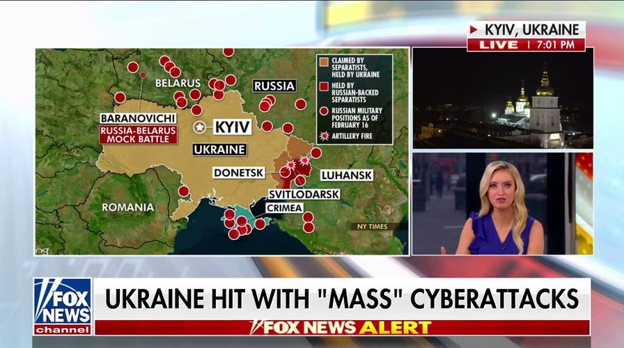 'Outnumbered' on Ukraine being hit with 'massive' cyberattacks