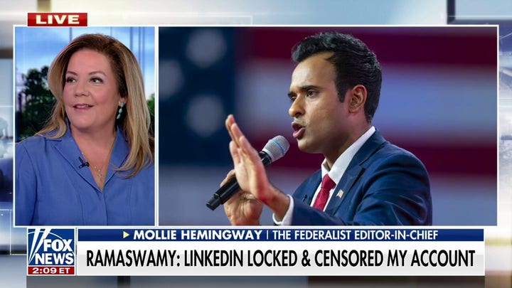 Vivek Ramaswamy says LinkedIn locked and censored his account
