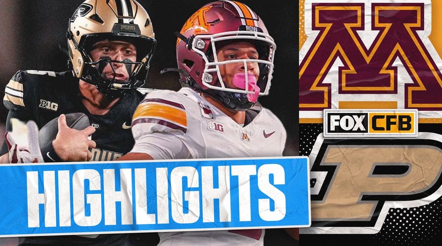Minnesota Golden Gophers vs Purdue Boilermakers Highlights 🏈 FOX College Football