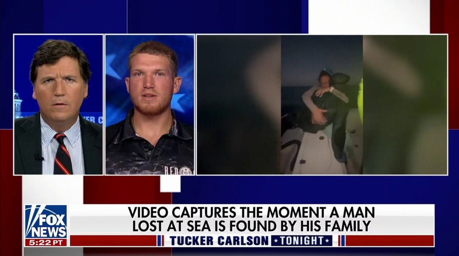 Tucker talks to man who was lost at sea