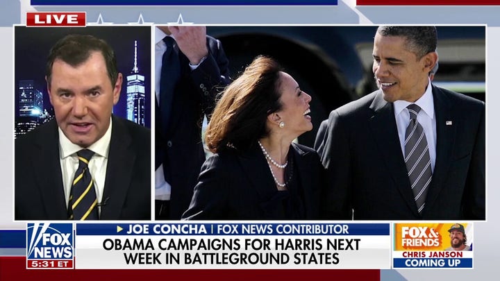 Joe Concha on Obamas, Cheneys campaigning for Harris: Momentum is clearly behind Donald Trump