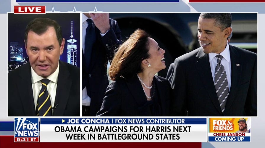 Joe Concha on Obamas, Cheneys campaigning for Harris: Momentum is clearly behind Donald Trump