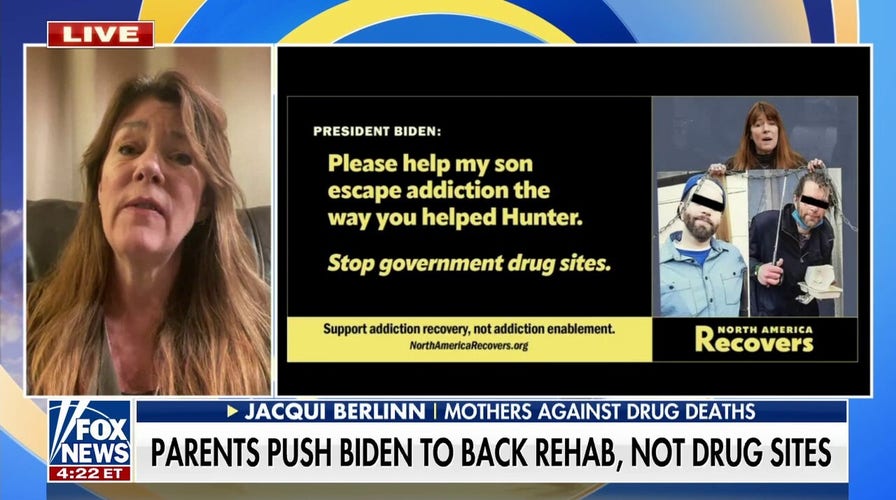 Mom of fentanyl addict to Biden: Help my son the way you helped Hunter