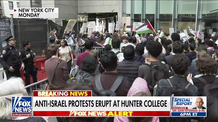 Hunter College cancels school in the middle of the day due to protests