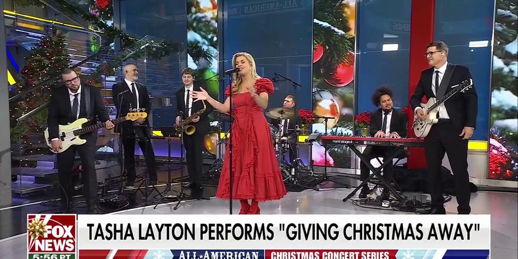 Singer-songwriter Tasha Layton performs ‘Giving Christmas Away’