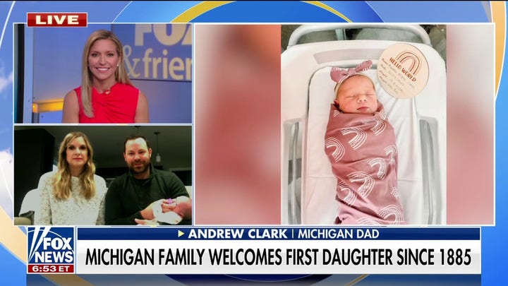 Family welcomes first daughter born in family in 138 years