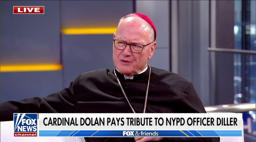 Cardinal Dolan pays tribute to slain NYPD officer, shares Easter message