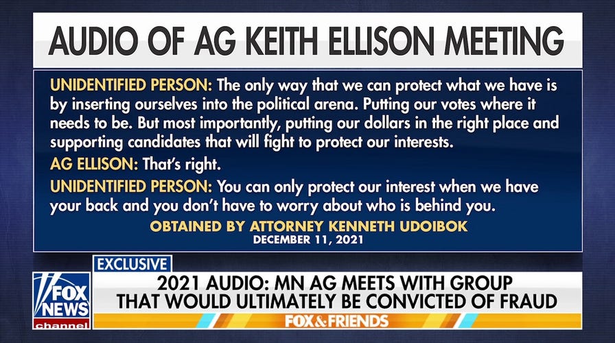 Audio of 2021 Ellison meeting with convicted Minnesota fraudsters resurfaces