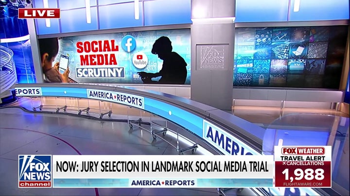 Jury selection underway in landmark social media trial accusing big tech of purposefully designing addictive platforms
